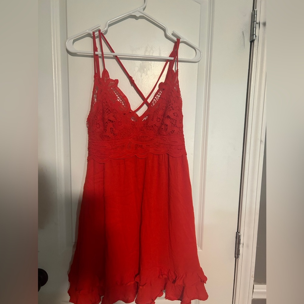 Red dress